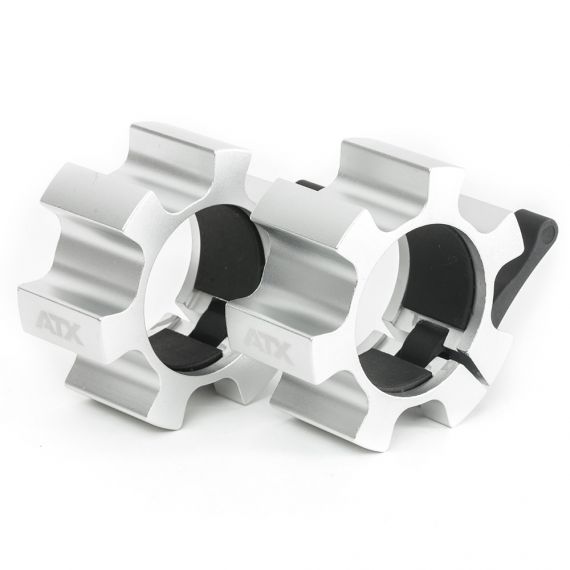 Aluminium Collar Clamp - Silver - Paar