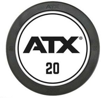 Schwarzes ATX Logo auf weißen Hintergrund