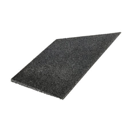 Gymfloor® Rubber Tile - Aufgehelement 30 mm - Eck-Rechts